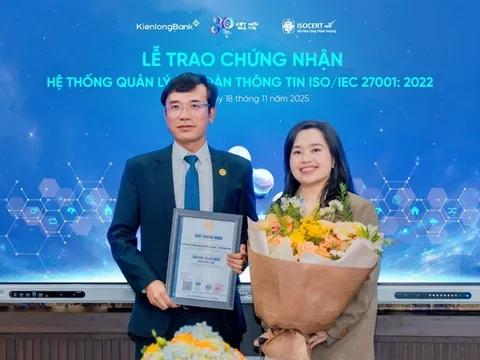KienlongBank tăng cường năng lực bảo mật với chứng nhận ISO/IEC 27001:2022